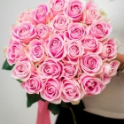 Букет из 35 розовых роз