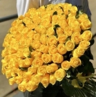 Букет из 101 желтых роз