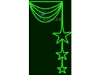 Светодиодная консоль Звездное колье, зеленая