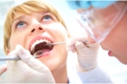 Шинирование зубов при заболеваниях пародонта с помощью лигатуры, ортодонтической проволоки (в области 3-х зубов)