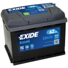 Стартерная аккумуляторная батарея арт: EXIDE EB620