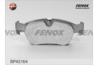 Комплект тормозных колодок, дисковый тормоз арт: FENOX BP43164