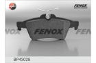 Комплект тормозных колодок, дисковый тормоз арт: FENOX BP43028