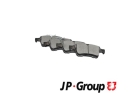 Комплект тормозных колодок, дисковый тормоз арт: JP GROUP 1563701610