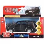 Инерционная металлическая модель - УАЗ Patriot черный 12см, открываюся  двери и багажник