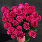 Букет цветов (25 розовых роз)