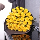 Букет роз (25 желтых роз)