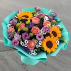 Букет цветов для бабушки