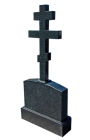 Гранитный памятник с крестом на могилу №7