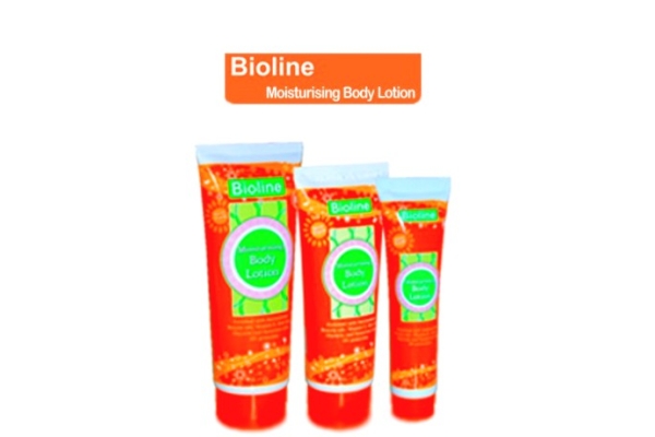 Увлажняющий лосьон для тела Биолин с защитой от солнечных лучей. Bioline moisturising body lotion.