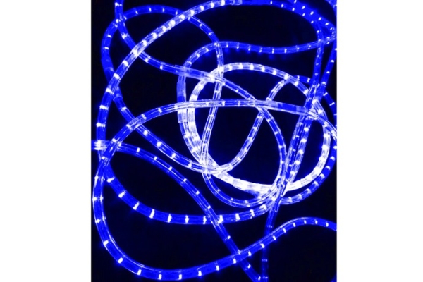 Светодиодный дюралайт 3-х проводной синий