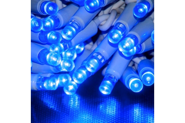 Гирлянда LED Нить 10 м с герметичным колпачком (синий)