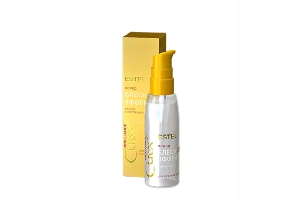 Флюид-блеск c термозащитой для всех типов волос CUREX BRILLIANCE Estel