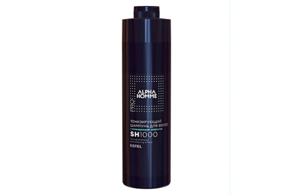Мужской тонизирующий шампунь для волос с охлаждающим эффектом ALPHA HOMME PRO Estel