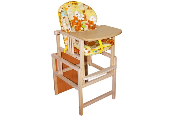 Деревянный стульчик для кормления «Гном»