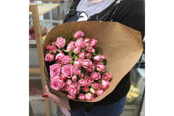 Букеты кустовых роз «Романтика»