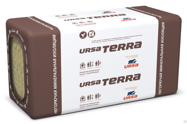 Утеплитель URSA TERRA MINI (толщина 100 мм)