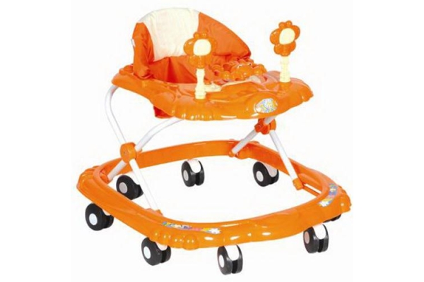 SHINE RING  Ходунки (8 колес,игрушки,муз) ORANGE/ Оранжевый SR828