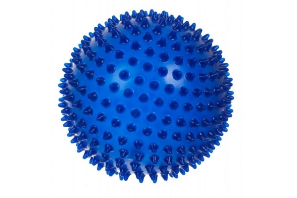 Мяч ёжик d120мм Альпина пласт (синий)