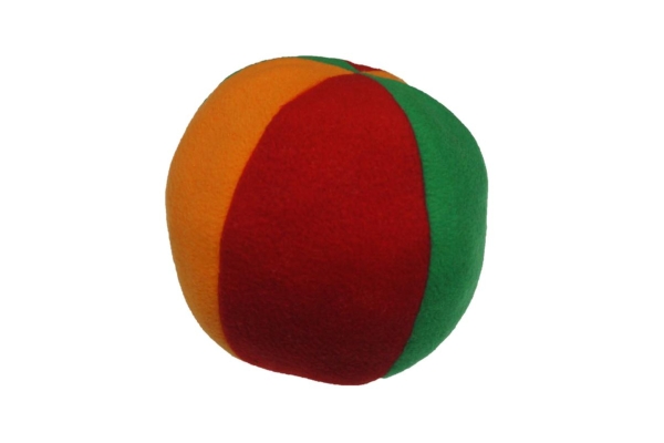 Мячик мягконабивной d14см 3-х цветный 63007/4