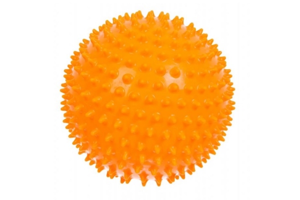 Мяч ёжик d120мм Альпина пласт (оранжевый)