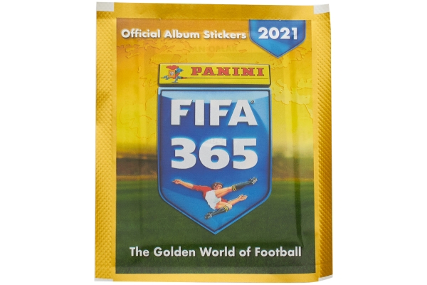Наклейки Panini "FIFA 365-2021", 5шт. в наборе, ассорти, пакет