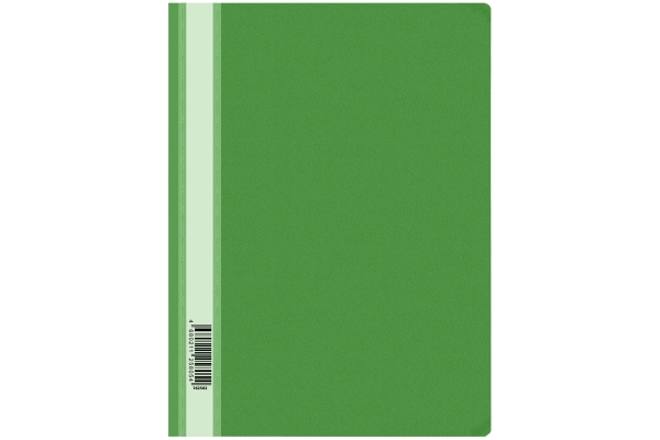 Папка-скоросшиватель пластик. OfficeSpace, А4, 160мкм, зеленая с прозр. верхом