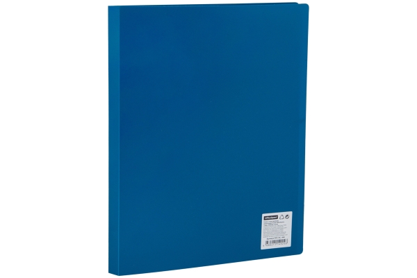 Папка с пластиковым cкоросшивателем OfficeSpace, 15мм, 500мкм, синяя
