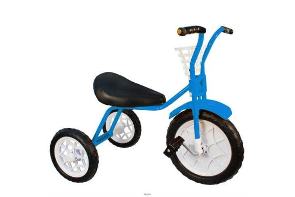 Велосипед 3-х колесный ЗУБРЕНОК голубой арт.526-611BW