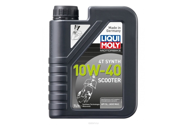  Масло моторное синтетика Liqui Moly Scooter Motoroil Synth 4T 10W-40 (1л)