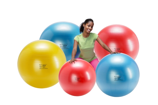 Мяч гимнастический Body Ball для фитнеса синий 95 см Ledraplastic