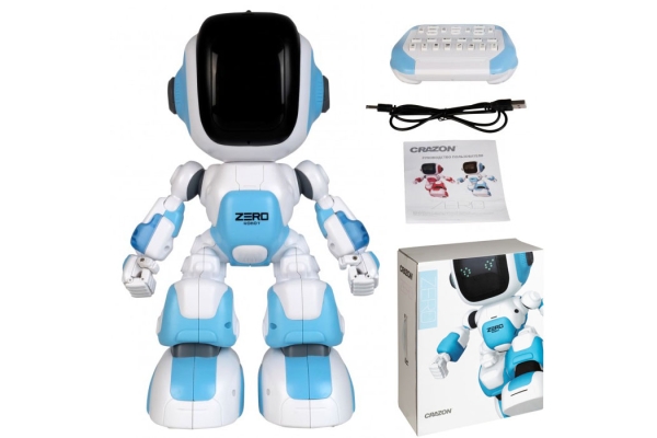 Робот Д/у Интерактивный голубой ZG-R8008