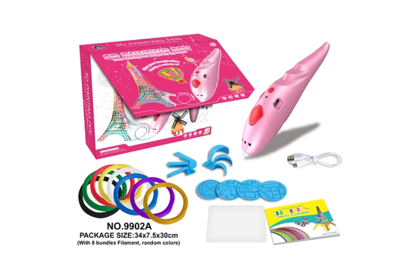 Набор ДТ Ручка 3D детская розовая 1CSC20004618