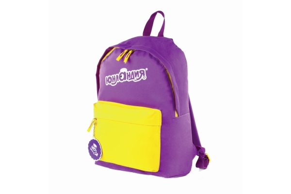 Рюкзак с брелоком универсальный фиолетовый, 44х30х14 см Юнландия