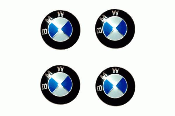 Логотип на колпак литого диска BMW 4шт