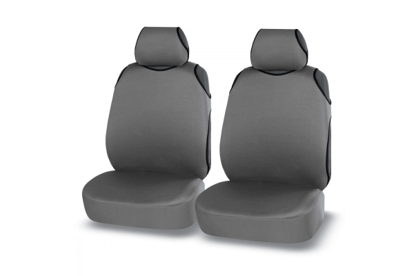 Чехлы-майки (2 сиденья) серый светлый цвет "Carfashion" 