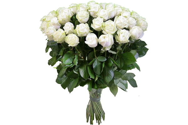 Букет цветов (31 белая роза)