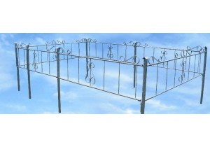 Металлическая ограда «Лира» 