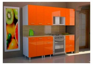 Кухня «Николь-Dis Оранж 10»