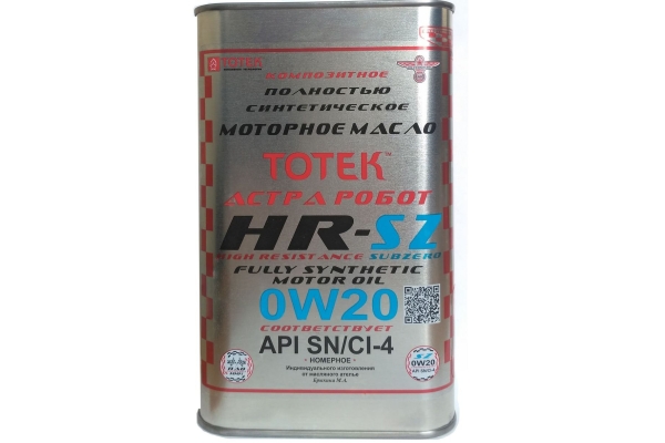 Моторное масло ТОТЕК HR-Sub Zero SAE 0W20