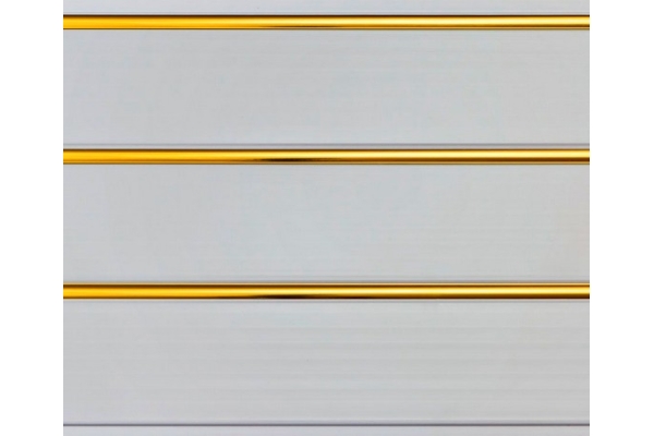 Потолочная панель ПВХ UNIQUE 3-секционная золото
