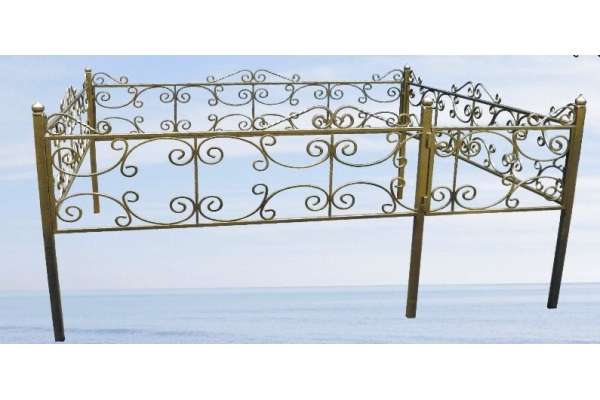 Кованная ограда «Богема» 