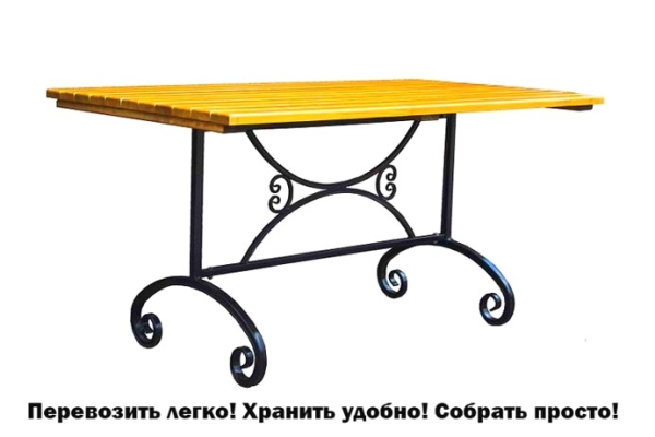 Кованый стол «Дачный СТК-1»