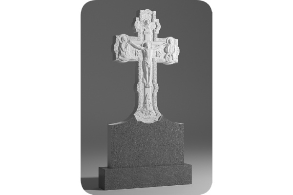Каменный крест на могилу