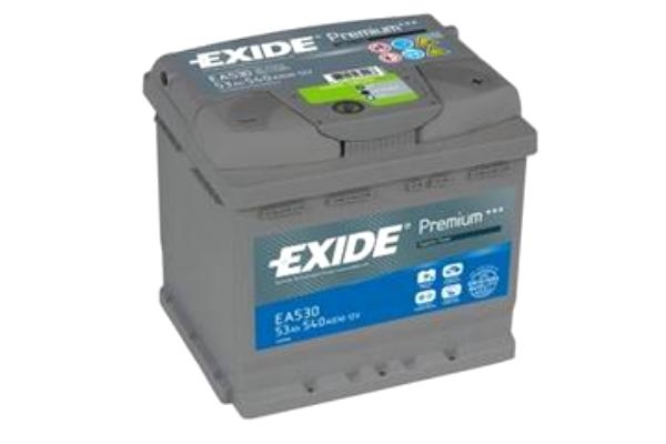 Стартерная аккумуляторная батарея арт: EXIDE EA530