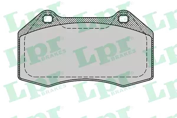 Комплект тормозных колодок, дисковый тормоз арт: LPR 05P1389