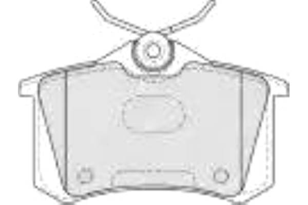 Комплект тормозных колодок, дисковый тормоз арт: FERODO FDB4183