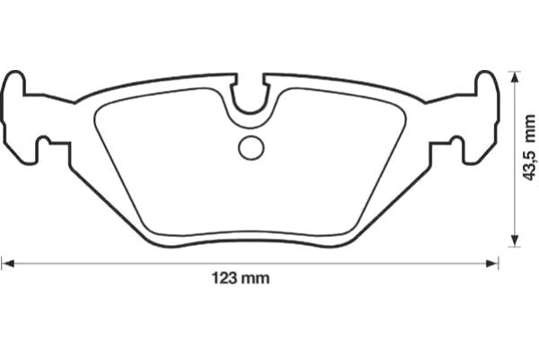 Комплект тормозных колодок, дисковый тормоз арт: JURID 571527J