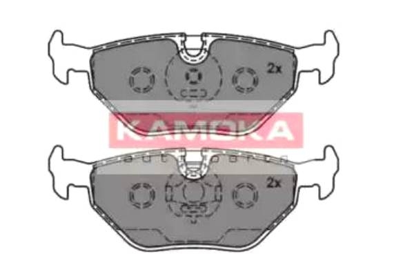 Комплект тормозных колодок, дисковый тормоз арт: KAMOKA JQ1011700