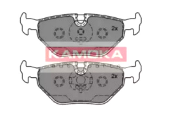 Комплект тормозных колодок, дисковый тормоз арт: KAMOKA JQ1013734